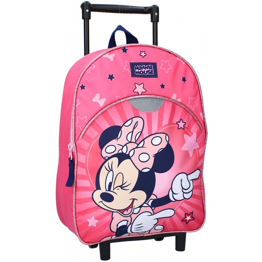 Dievčenský cestovný kufor na kolieskach Minnie Mouse - Disney