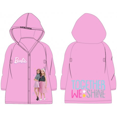 Dievčenská pláštenka Barbie - Together we shine