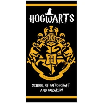 Plážová osuška Harry Potter - Hogwarts School of Witchcraft and Wizardry