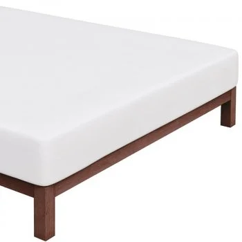 Jersey prestieradlo na jednolôžko - 90 x 200 cm - biele