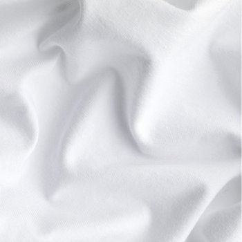 Jersey prestieradlo na jednolôžko - 90 x 200 cm - biele