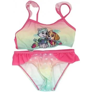 Dievčenské dvojdielne plavky Tlapková patrola - Skye a Everest