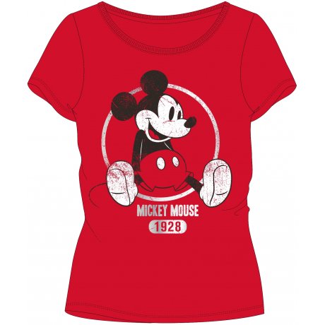 Dámske tričko s krátkym rukávom Disney - Mickey Mouse 1928