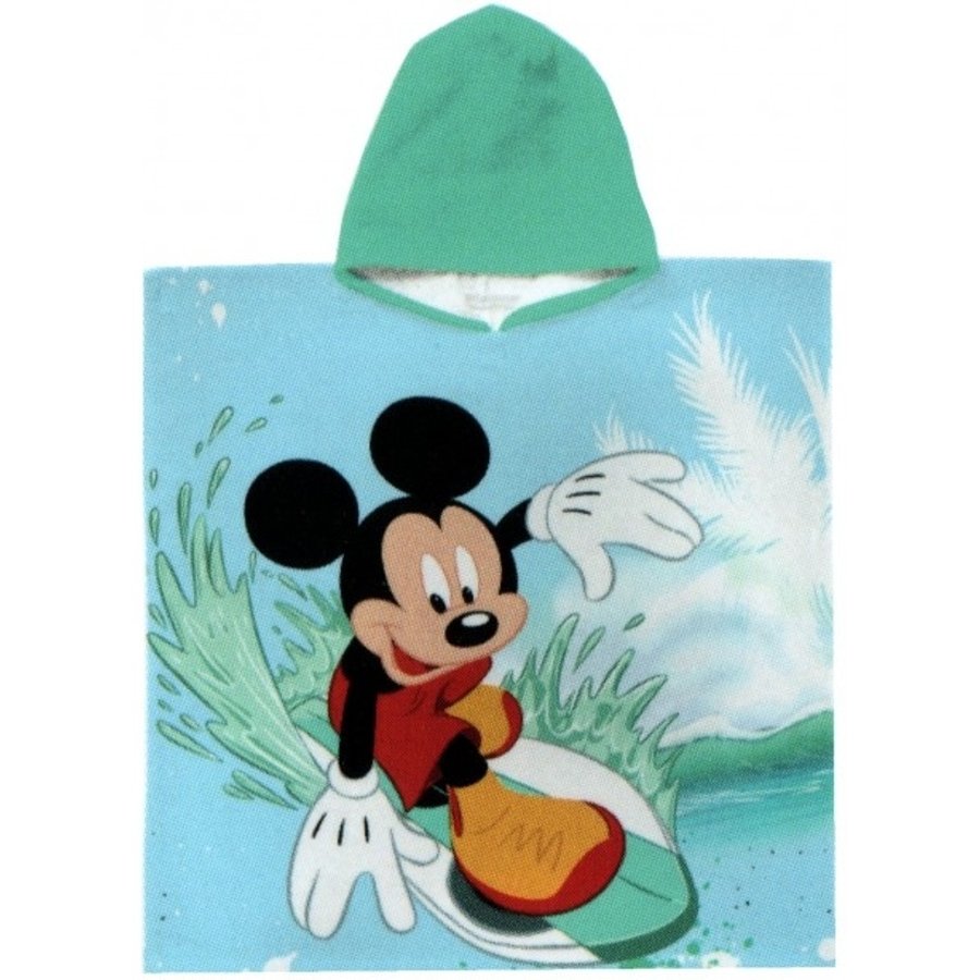 Chlapčenské plážové pončo - osuška s kapucňou Disney - Mickey Mouse