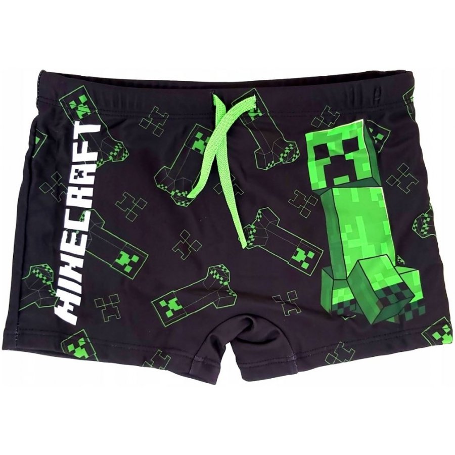 Chlapčenské plavky boxerky Minecraft - Creeper