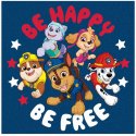 Chlapčenský uterák Tlapková patrola - Be Happy - Be Free