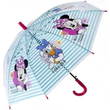 Dievčenský vystreľovací dáždnik Minnie Mouse a Kačička Daisy