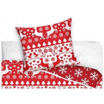 Bavlnené posteľné obliečky Vianočná poézia
