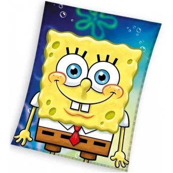 Detská fleecová deka SpongeBob