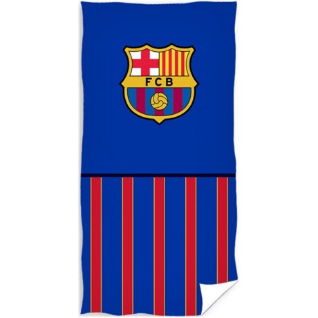 Futbalová osuška FC Barcelona - Blue Stripes