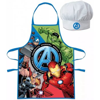 Chlapčenská zástera s kuchárskou čiapkou Avengers - MARVEL