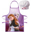 Dievčenská zástera s kuchárskou čiapkou Ľadové kráľovstvo - Spirit of Adventure