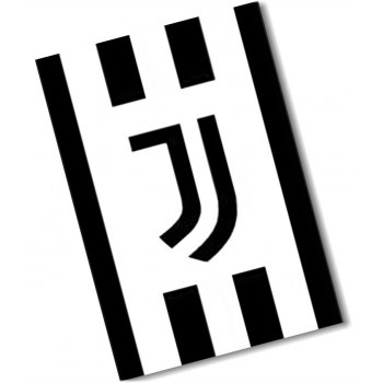 Veľká fleecová deka Juventus FC - Black & White