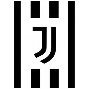 Veľká fleecová deka Juventus FC - Black & White
