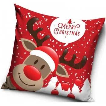 Vianočný vankúš Sob Rudolf