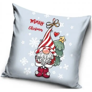 Obliečka na vankúš Vianočný škriatok