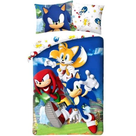 Súprava posteľnej bielizne Ježko Sonic