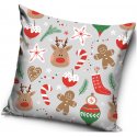 Vianočný vankúš s cukríkmi