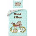 Bavlnené posteľné obliečky Pusheen - Good Vibes