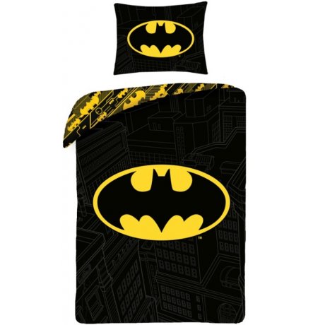 Bavlnené posteľné obliečky Batman Logo