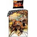 Bavlnené posteľné obliečky Útok titánov - Attack on Titan