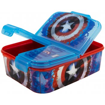 Multibox na desiatu Captain America s 3 priehradkami