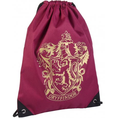 Vrecko na prezúvky / vak na chrbát Harry Potter - motiv Gryffindor
