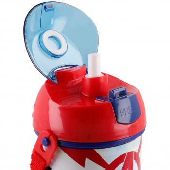 Plastová fľaša na pitie s viečkom Avengers