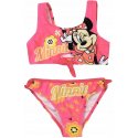 Dievčenské dvojdielne plavky Minnie Mouse s kvetinami