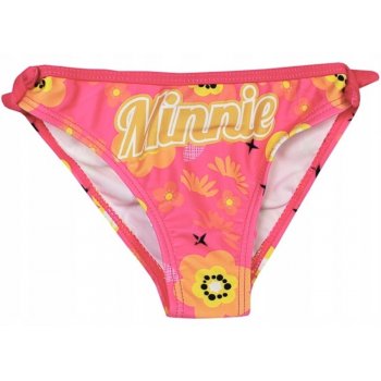 Dievčenské dvojdielne plavky Minnie Mouse s kvetinami