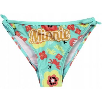 Dievčenské dvojdielne plavky Minnie Mouse s kvetinami