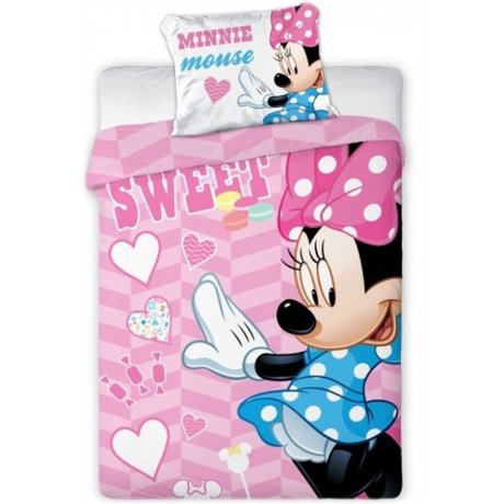 Obliečky do detskej postieľky Sweet Minnie Mouse