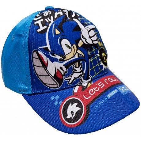 Detská šiltovka Ježko Sonic - Let's roll