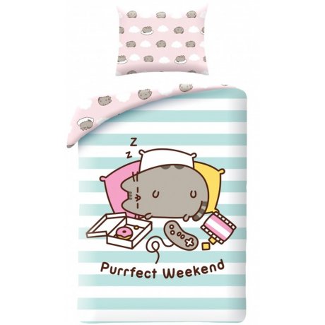 Bavlnené posteľné obliečky Pusheen - Purrfect Weekend