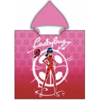 Pončo - osuška s kapucňou Kúzelná lienka - Miraculous Ladybug