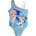 Dievčenské jednodielne plavky Ľadové kráľovstvo - Elsa s Olafom