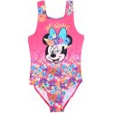 Dievčenské jednodielne kvetované plavky Minnie Mouse