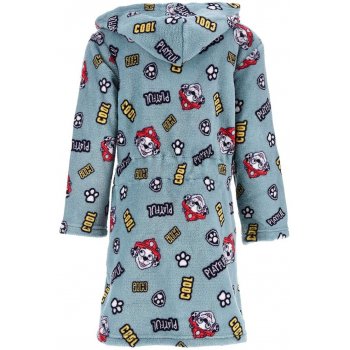 Detský coral fleece župan s kapucňou Paw Patrol - Marshall