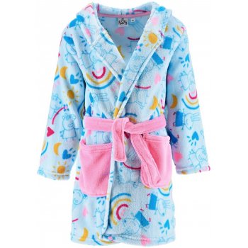 Detský coral fleece župan s kapucňou Prasiatko Peppa