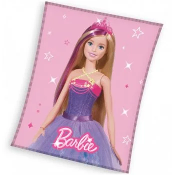 Veľká coral fleece deka Barbie Princezná
