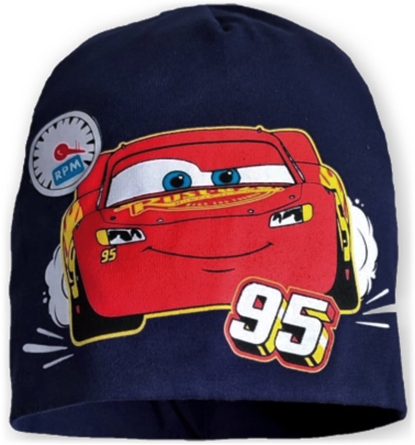 DIFUZED · Detská / chlapčenská jarná / jesenná čiapka Autá - Cars - motív Blesk McQueen 95 52