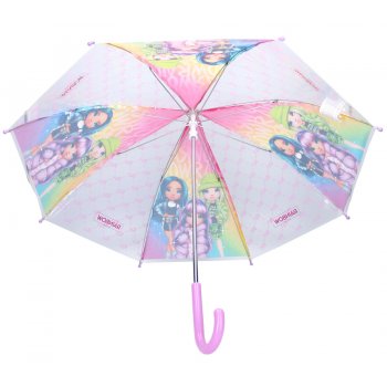 Detský transparentný dáždnik Rainbow High