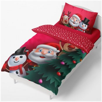 Vianočné posteľné obliečky - Pozdravy zo severného pólu