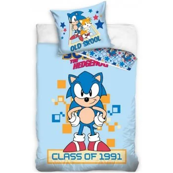 Súprava posteľnej bielizne Ježko Sonic - Class of 1991