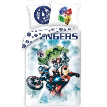 Bavlnené posteľné obliečky Avengers