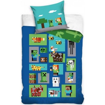 Bavlnené posteľné obliečky Minecraft - Figure