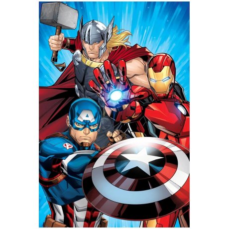 Mikroplyšová deka Avengers Heroes
