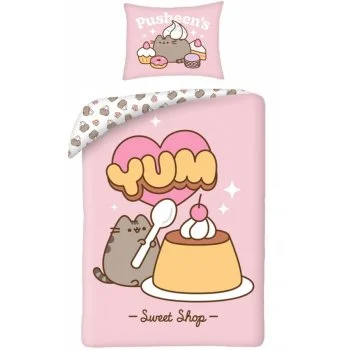 Bavlnené posteľné obliečky Pusheen - Yum