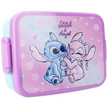 Box na desiatu s klipsami Lilo a Stitch