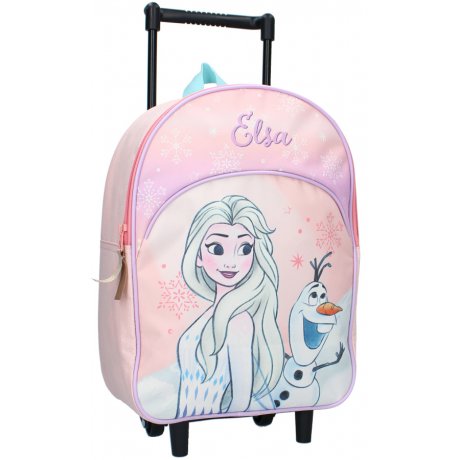 Detský cestovný kufor na kolieskach Ľadové kráľovstvo - Elsa a Olaf